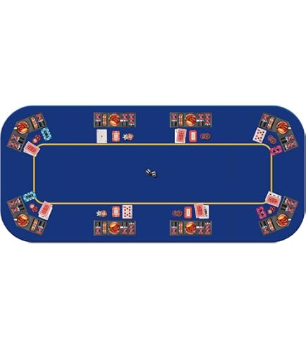Amazon.com: YUZPKRSI 79 x 36 Inch Foldable Poker Table Top